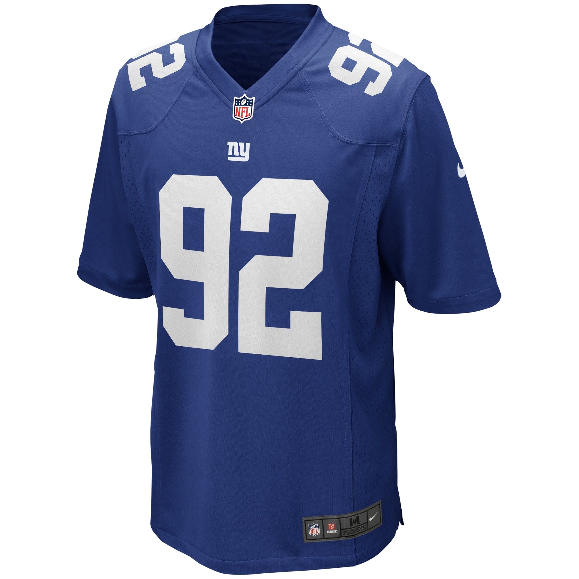 Michael Strahan New York Giants Nike Game Retired Jersey - Royal football jersey product view 2