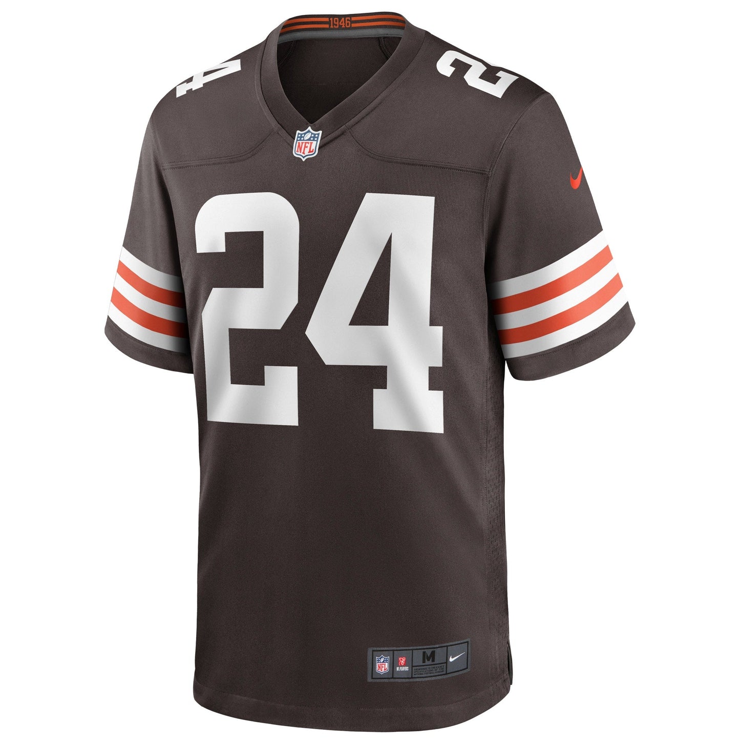 Nick Chubb Cleveland Browns Nike Game Jersey - Brown football jersey product view 2