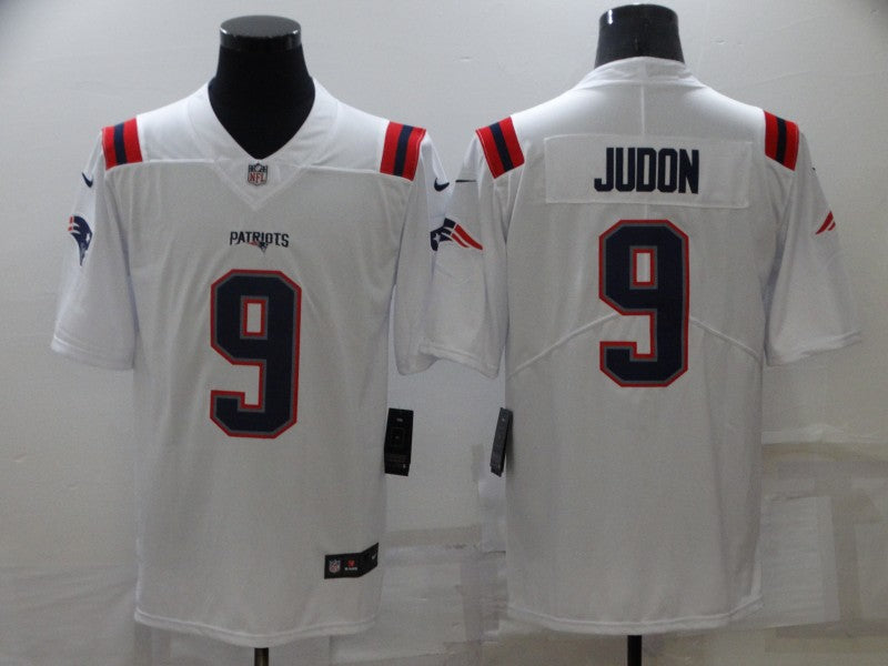 Men's New England Patriots Matthew Judon #9 White Game Jersey1 football jersey product view 1