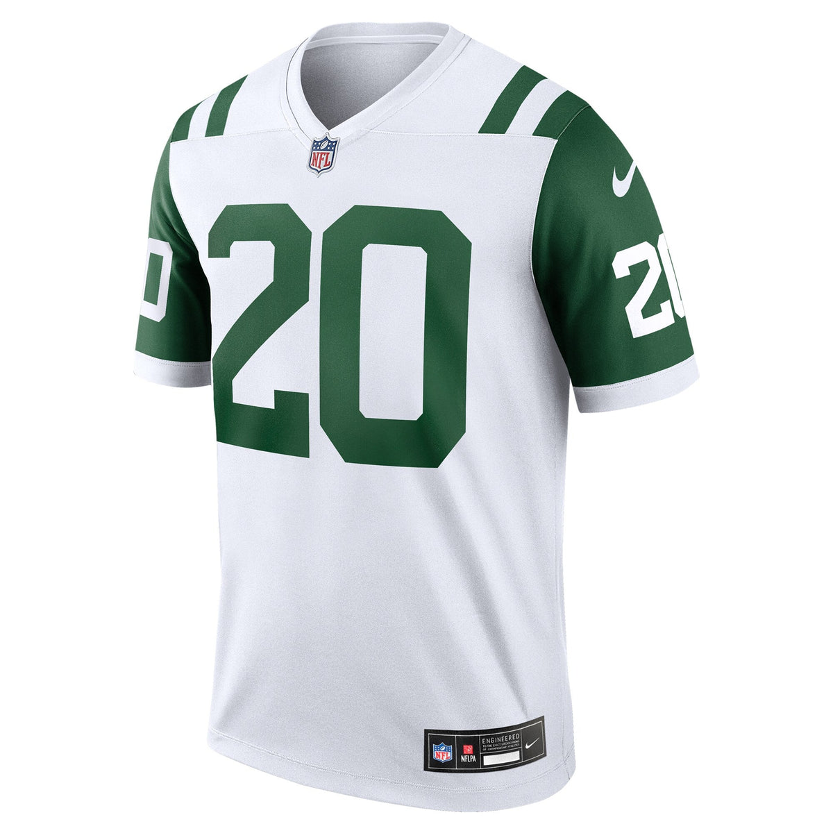 Breece Hall New York Jets Nike Classic Alternate Legend Jersey - White football jersey product view 2