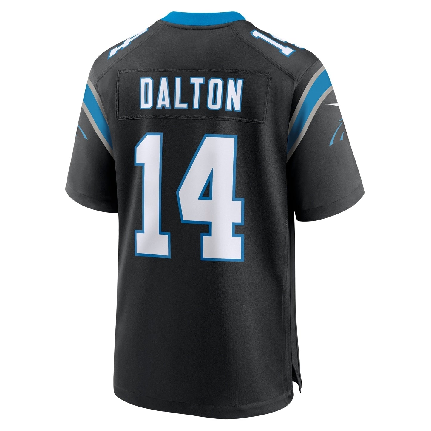 Andy Dalton Carolina Panthers Nike Team Game Jersey - Black football jersey product view 3