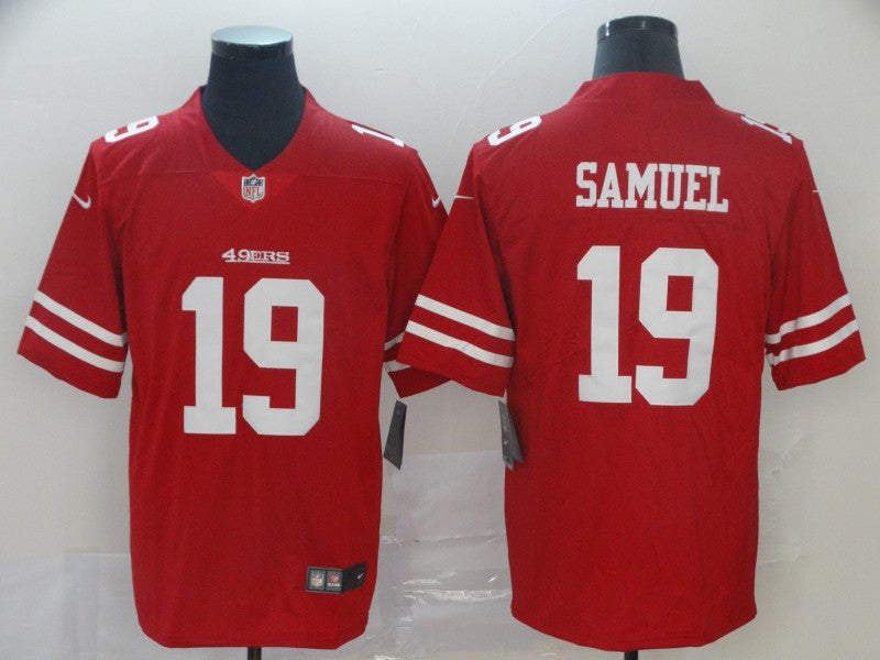 Men's San Francisco 49ers Deebo Samuel #19 Red Game Jersey1 football jersey product view 1
