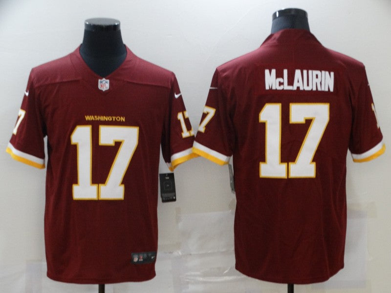 Men's Washington Commanders Terry Mclaurin #17 Red Game Jersey1 football jersey product view 1
