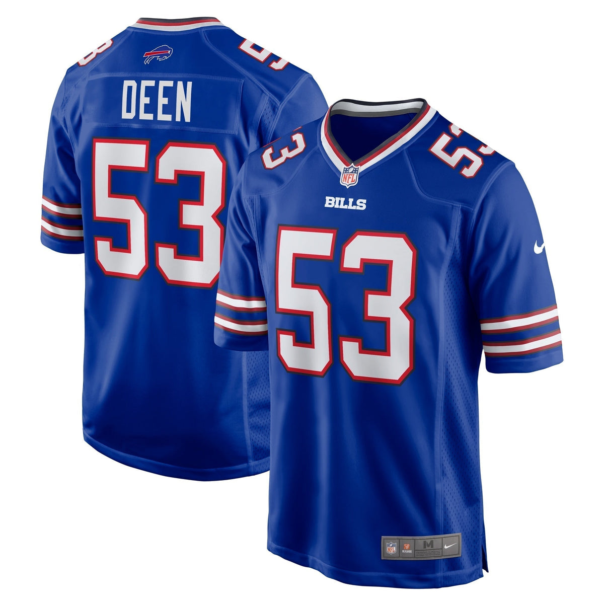 Branson Deen Buffalo Bills Nike Game Jersey - Royal football jersey product view 1