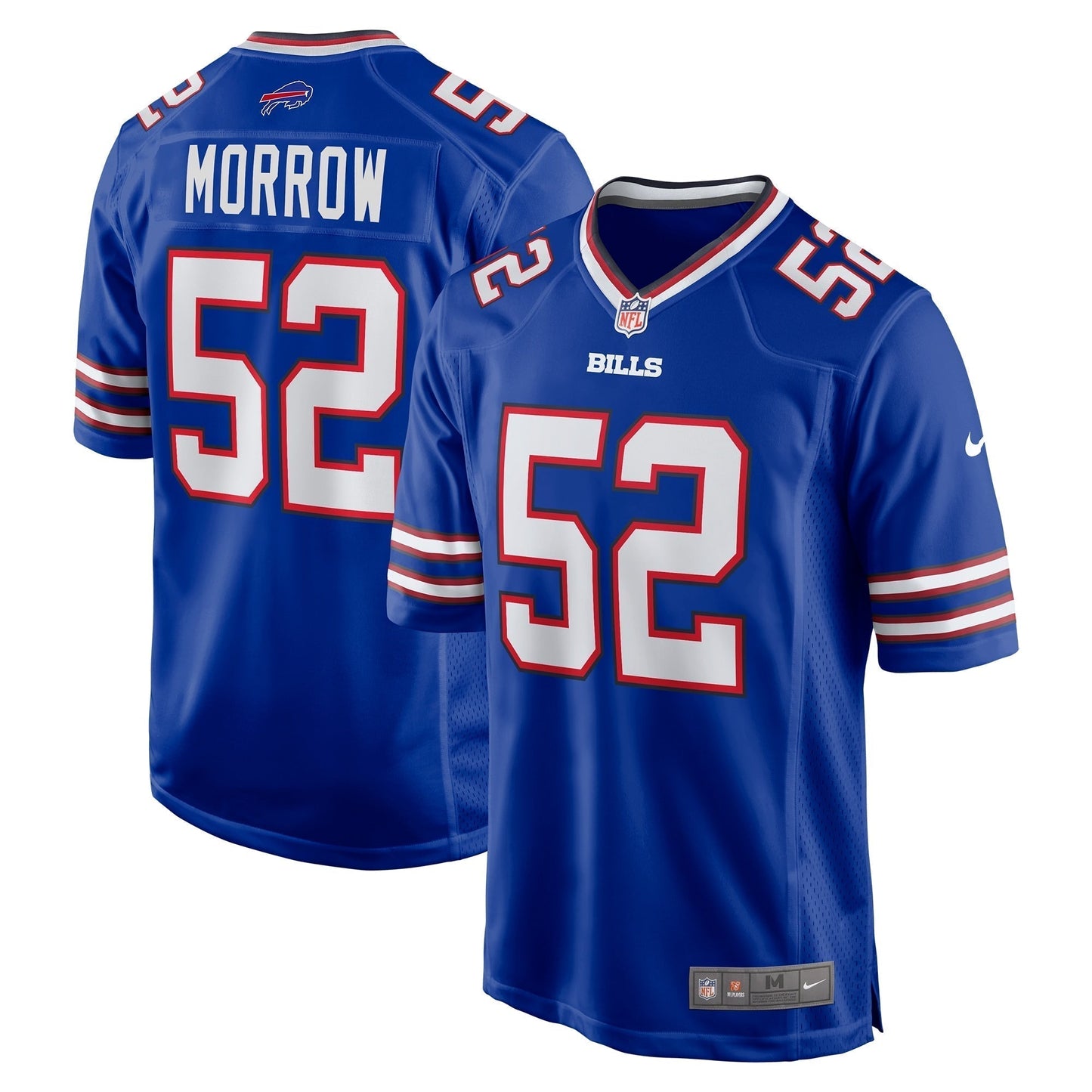 Nicholas Morrow Buffalo Bills Nike Game Jersey - Royal football jersey product view 1
