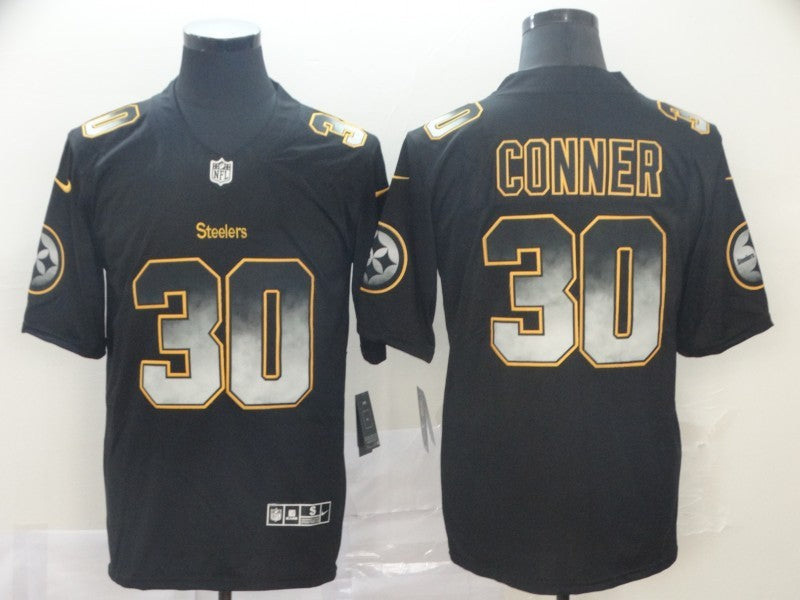 Men's Pittsburgh Steelers James Conner #30 Black Alternate Game Jersey1 football jersey product view 1