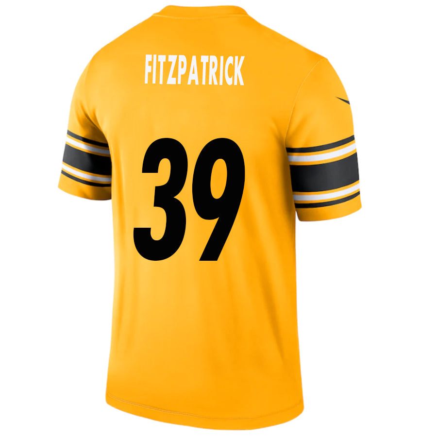 #39 Minkah Fitzpatrick Player P.Steelers Gold Stitched Game Football Jerseys football jersey product view 1