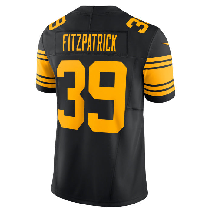 P.Steelers #39 Minkah Fitzpatrick Player Vapor F.U.S.E. Limited Color Rush Black Stitched American Football Jerseys football jersey product view 1