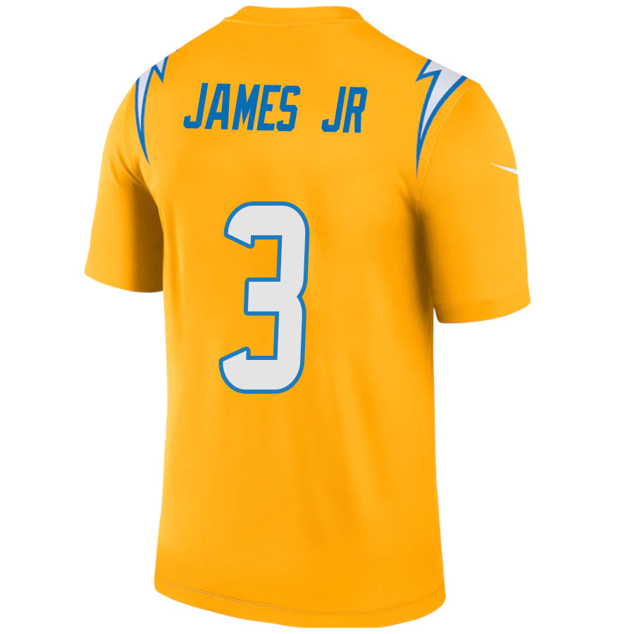 #3 Derwin James JR Player LA.Chargers Gold Game Football Jerseys football jersey product view 1