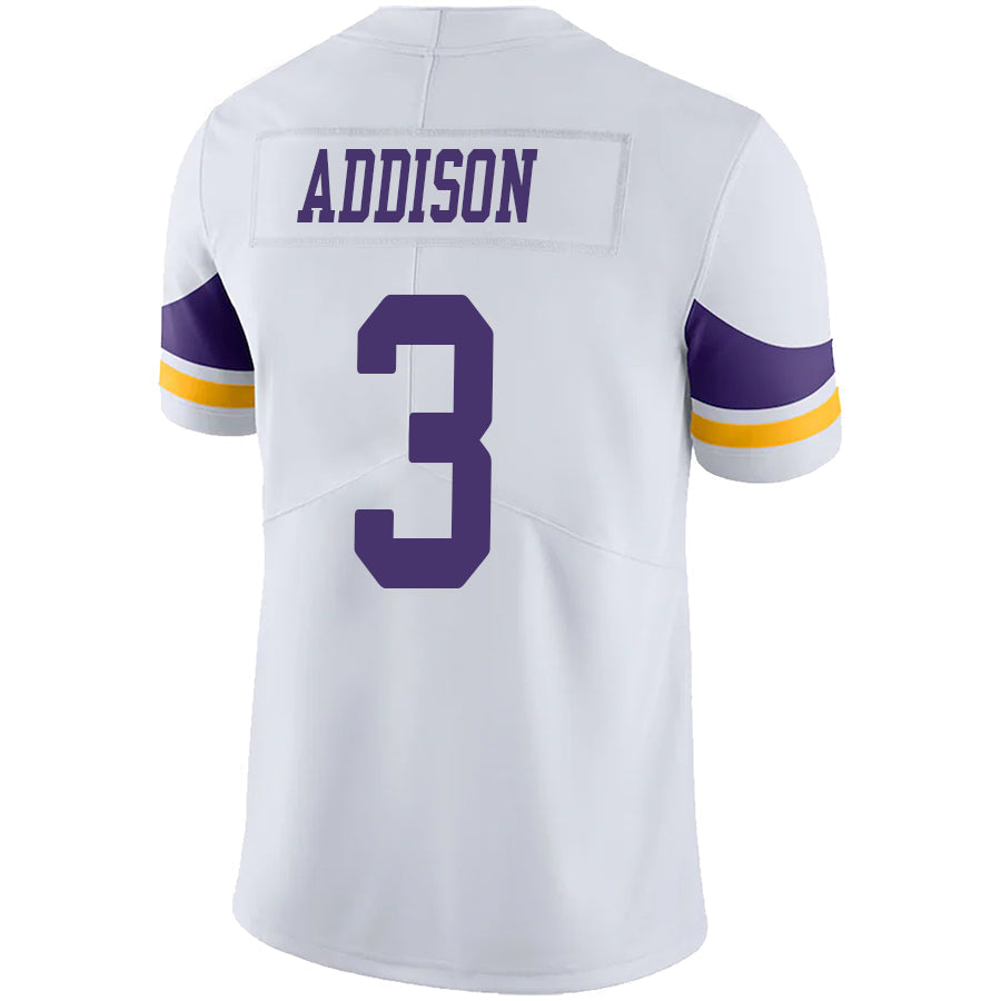 #3 Jordan Addison Player MN.Vikings White Vapor F.U.S.E. Limited Football Jerseys football jersey product view 1