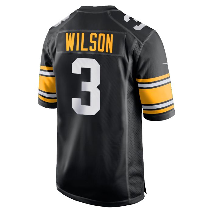P.Steelers #3 Russell Wilson Player Replica Throwback Stitched American Football Jerseys football jersey product view 1