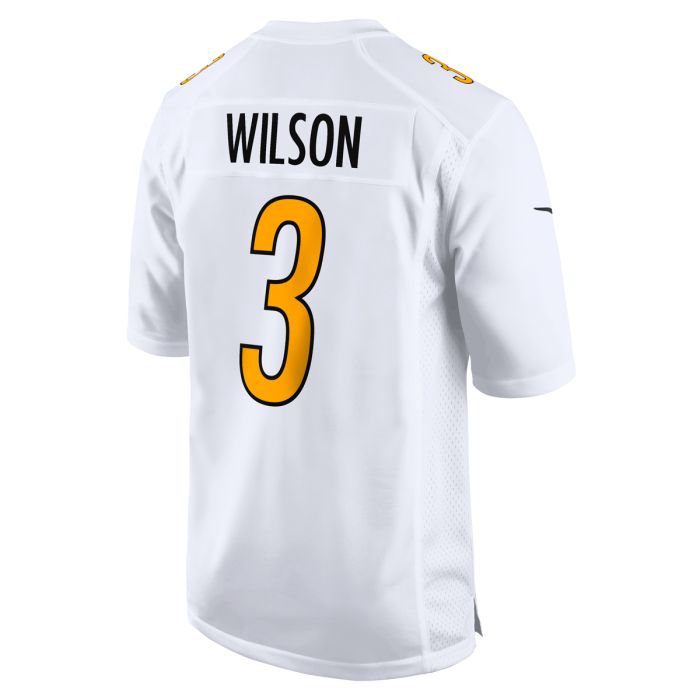 P.Steelers #3 Russell Wilson Player White Replica Tundra Throwback Stitched American Football Jerseys football jersey product view 1