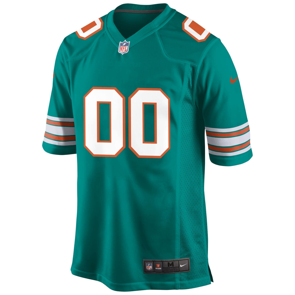 Miami Dolphins Nike Alternate Custom Game Jersey - Aqua football jersey product view 2