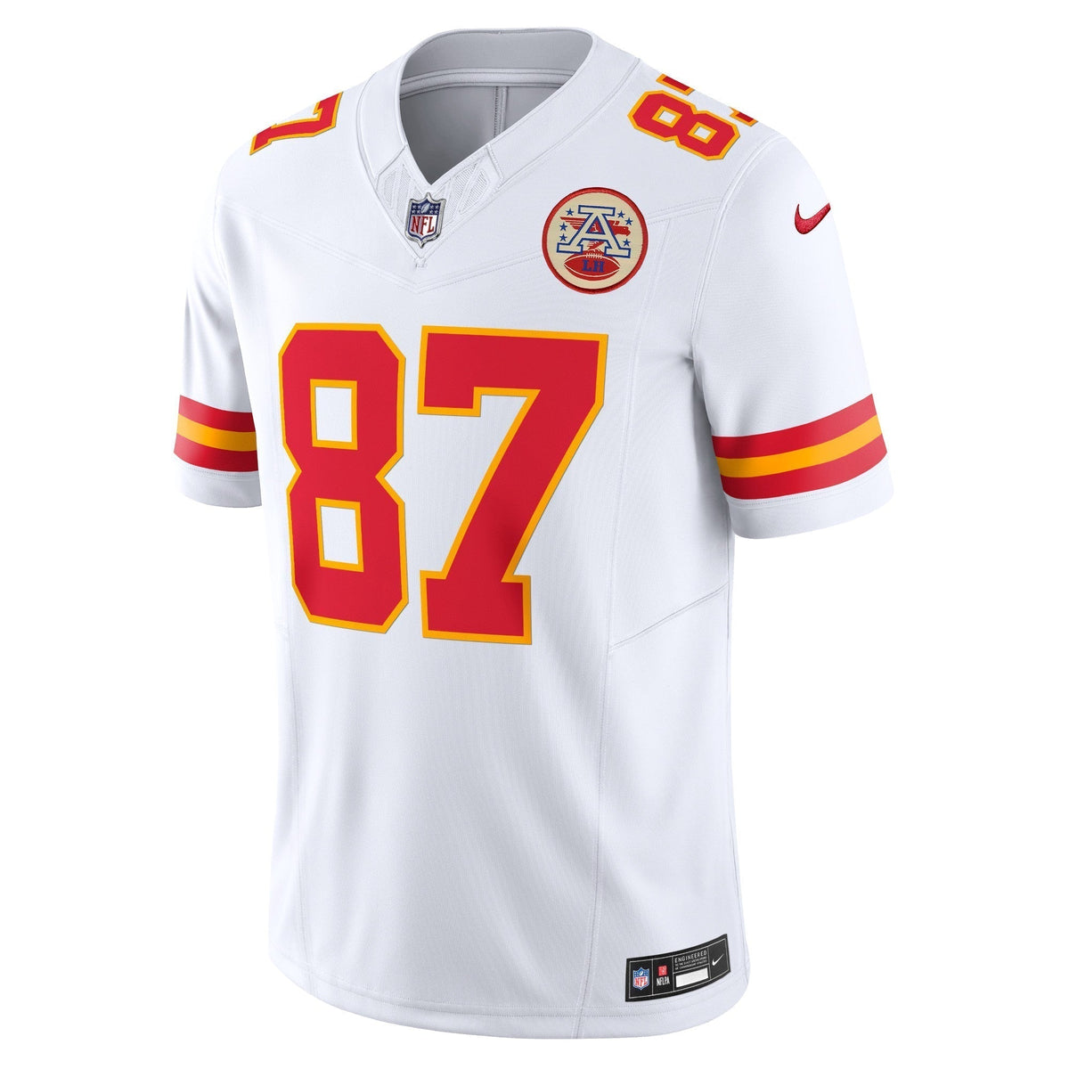 Travis Kelce Kansas City Chiefs Nike Vapor F.U.S.E. Limited Jersey - White football jersey product view 2