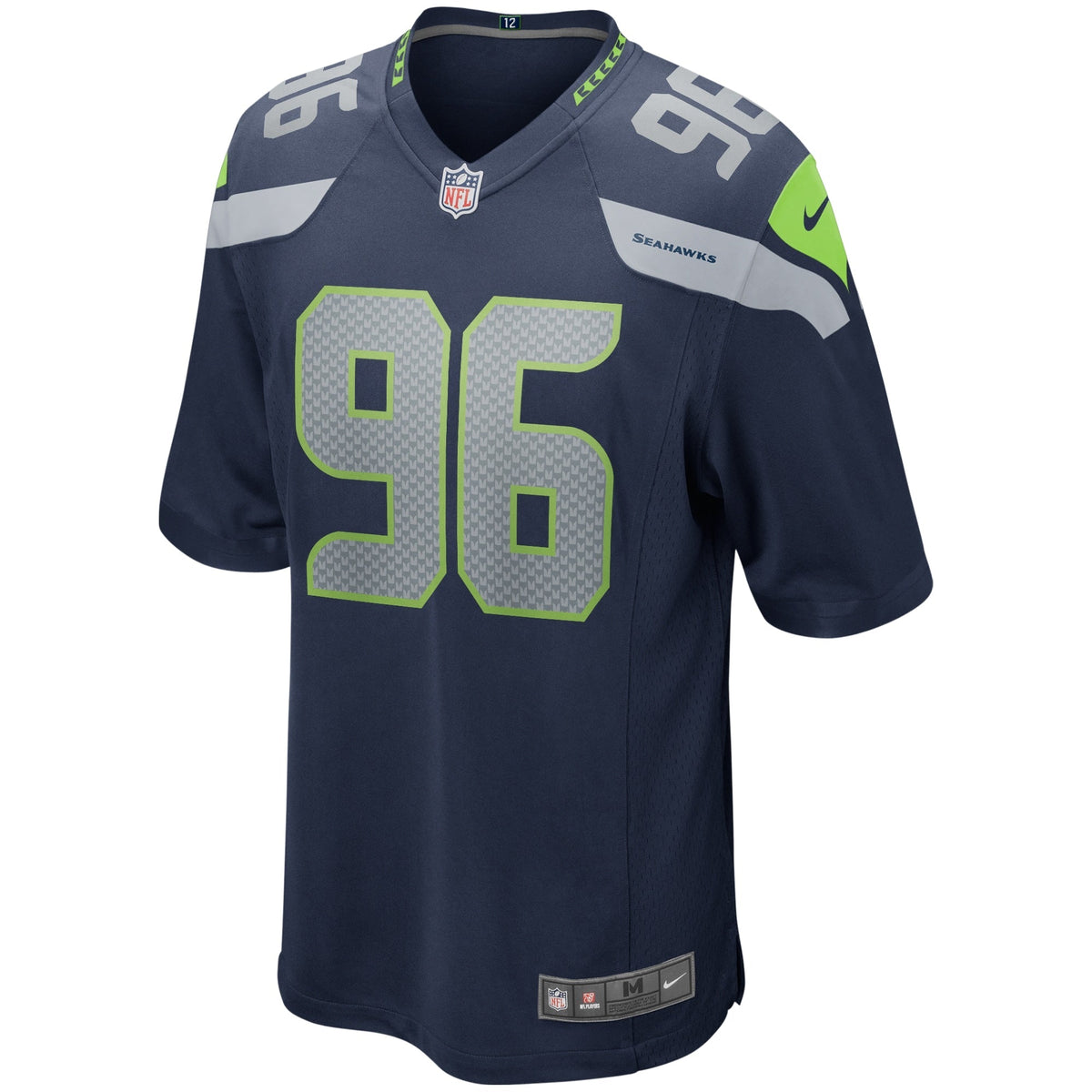 Cortez Kennedy Seattle Seahawks Nike Game Retired Jersey - College Navy football jersey product view 2
