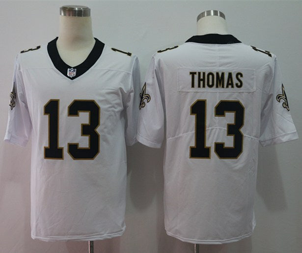 Men's New Orleans Saints Michael Thomas #13 White Game Jersey1 football jersey product view 1