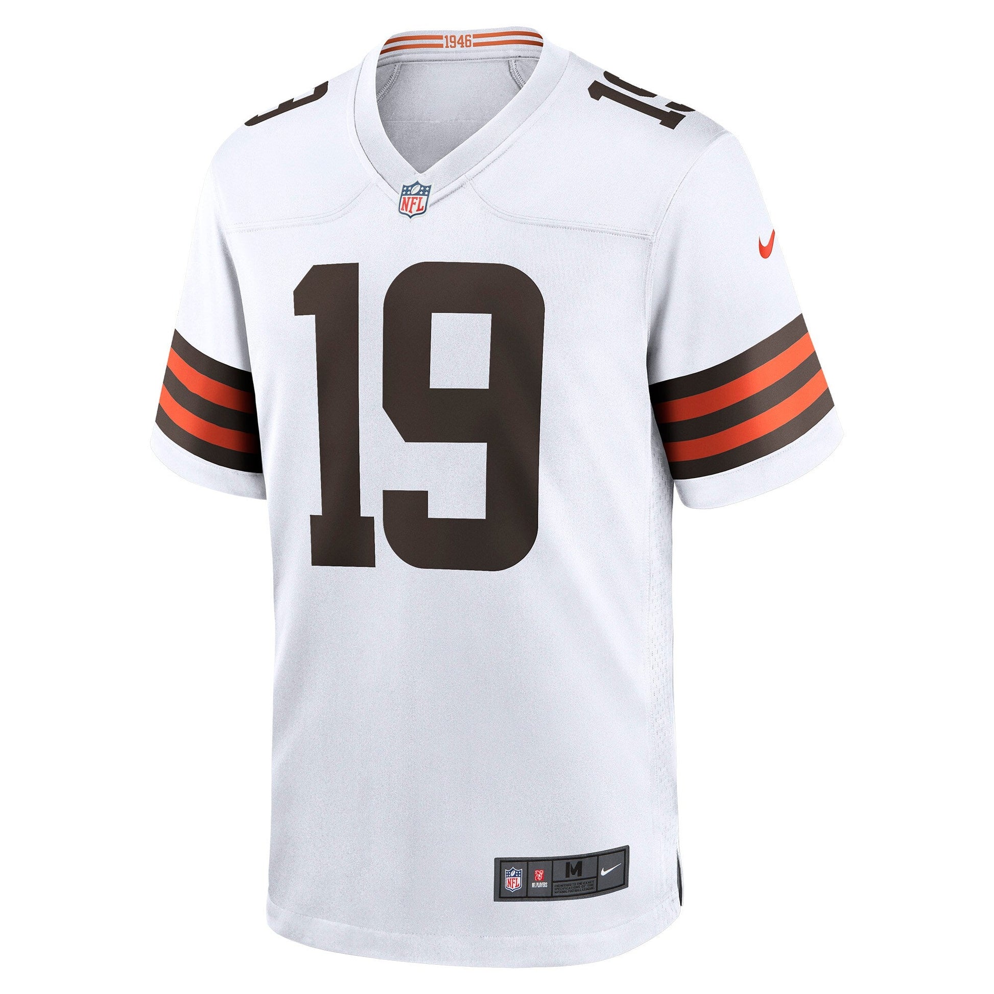 Bernie Kosar Cleveland Browns Nike Retired Game Jersey - White football jersey product view 2
