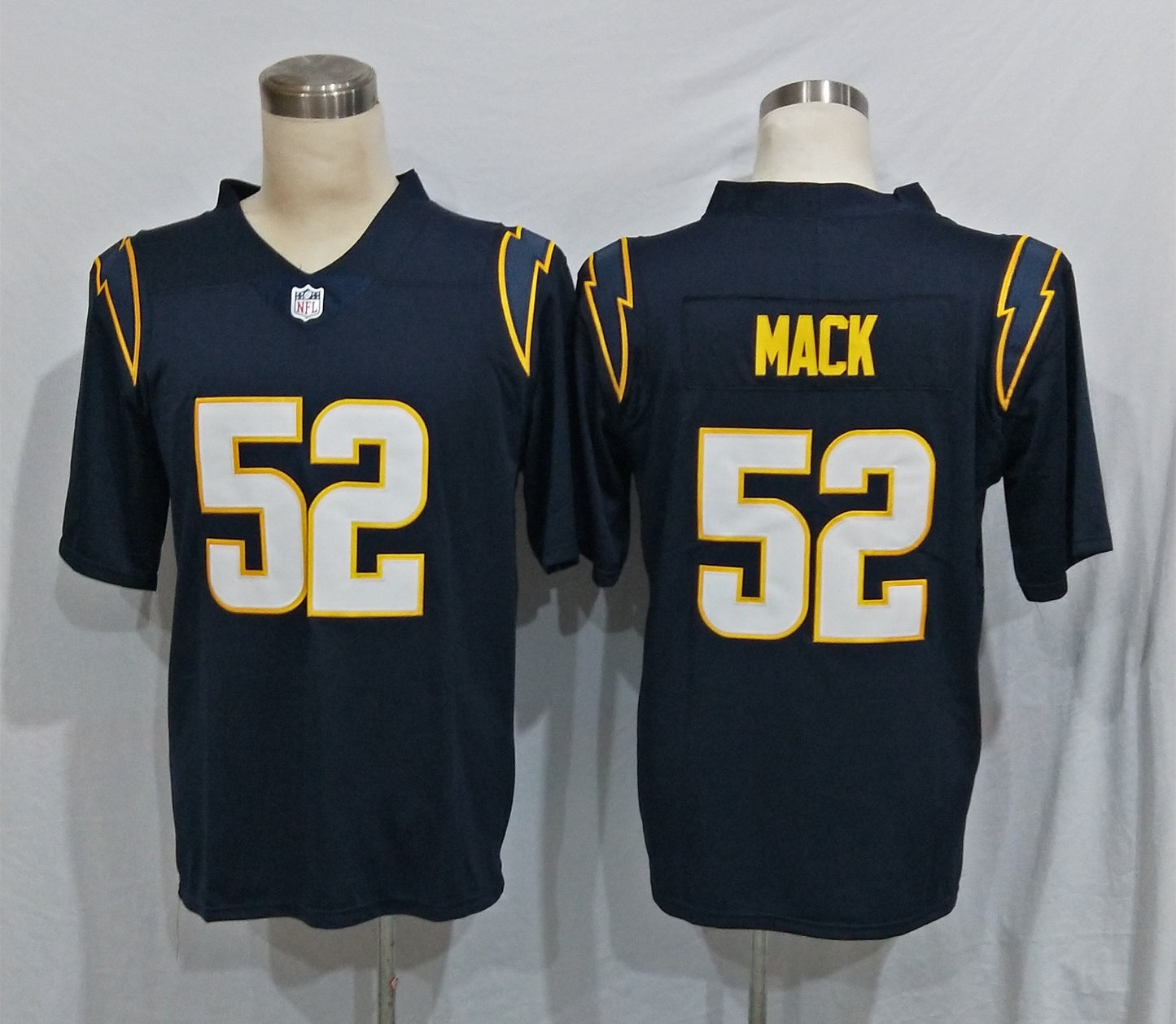 Men's Los Angeles Chargers Khalil Mack #52 Navy Alternate Game Jersey1 football jersey product view 1