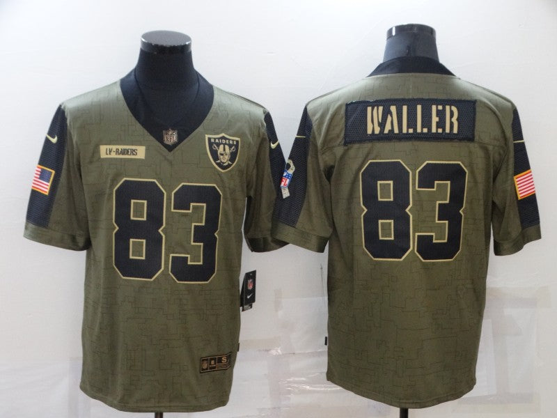 Men's Las Vegas Raiders Darren Waller #83 Brown Game Jersey1 football jersey product view 1
