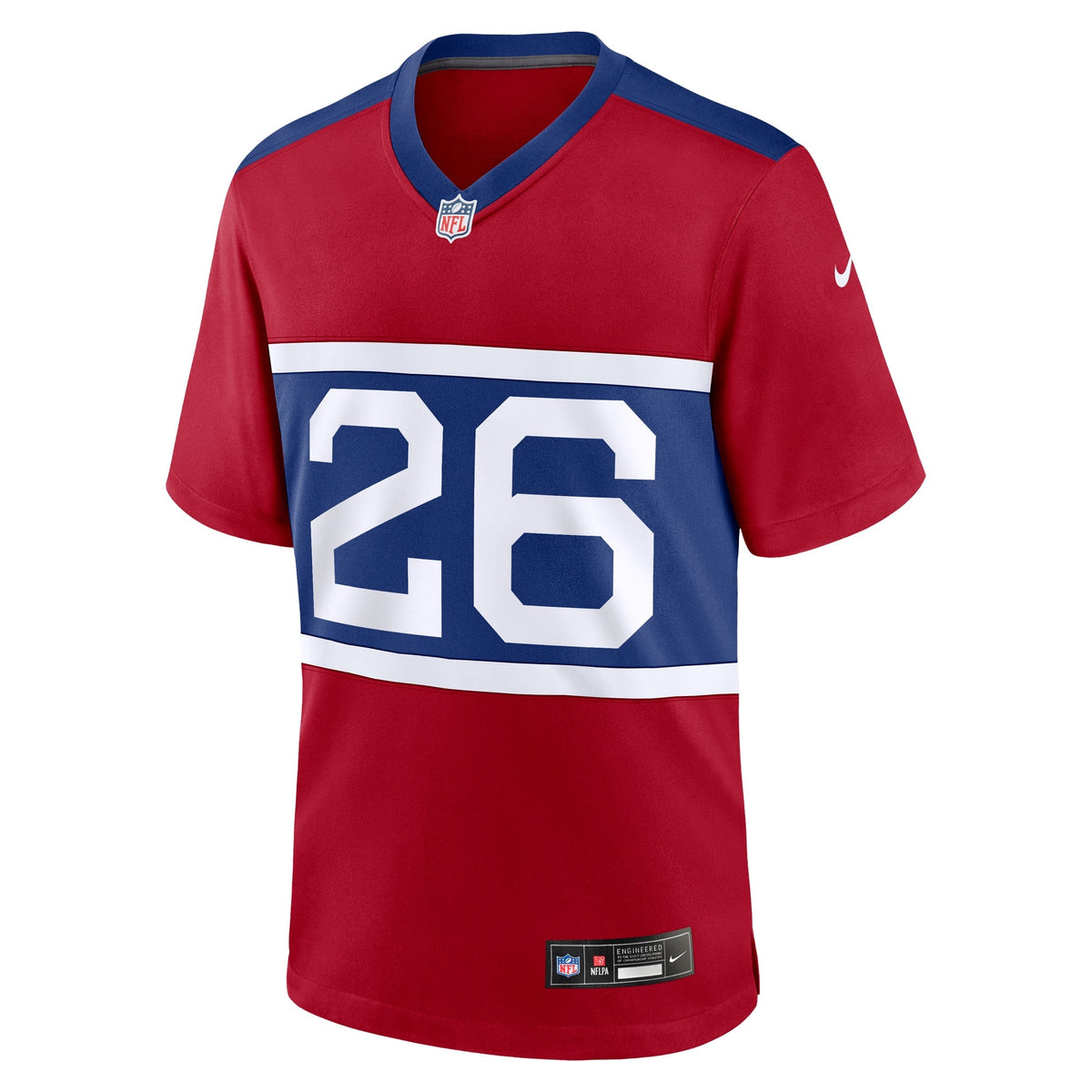 Devin Singletary New York Giants Nike Alternate Game Jersey - Century Red football jersey product view 2