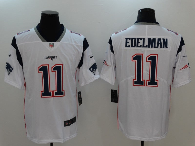 Men's New England Patriots Julian Edelman #11 Jersey1 White football jersey product view 1