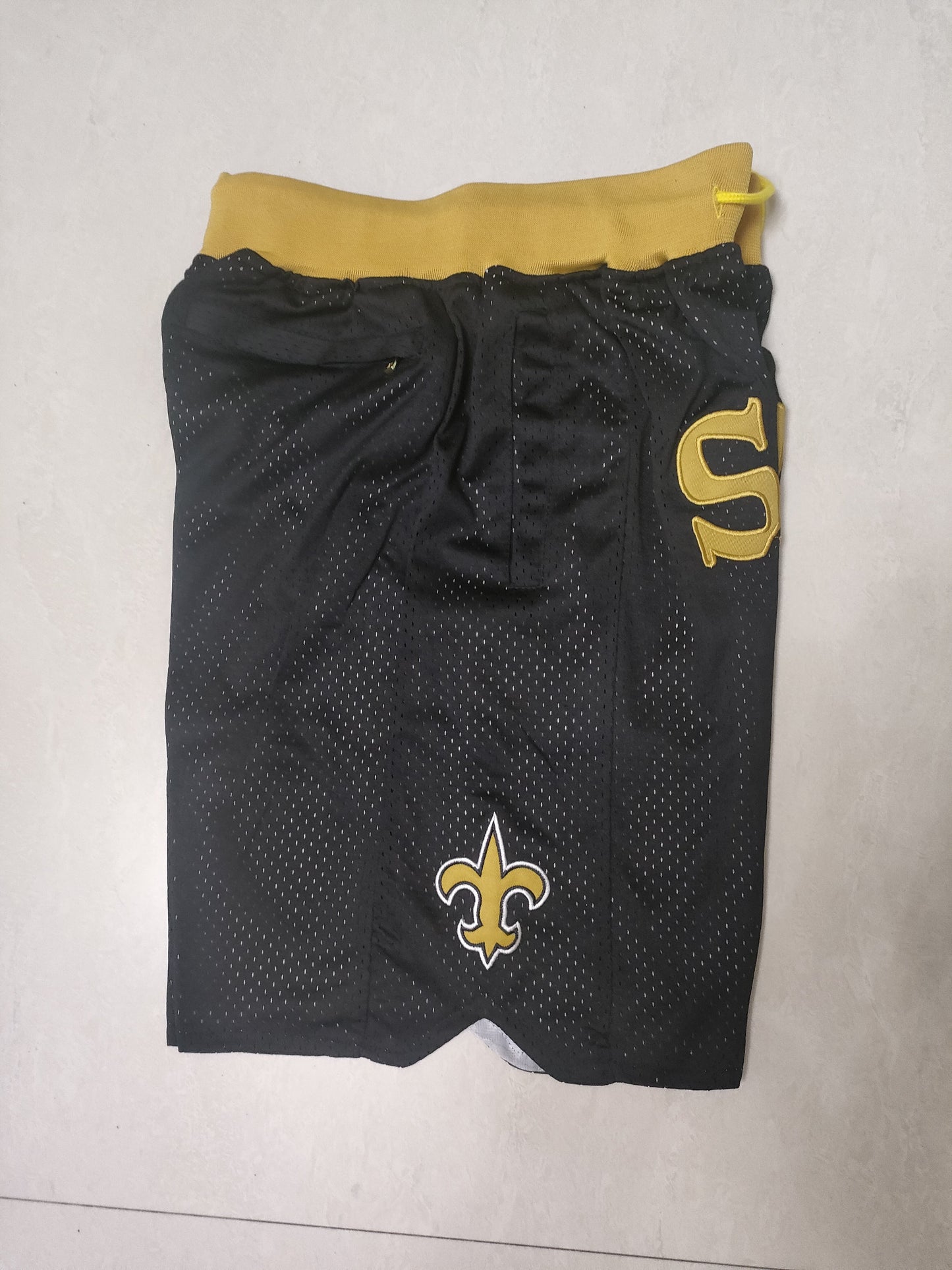 JUST DON New Orleans Saints Pocket Shorts football jersey product view 3