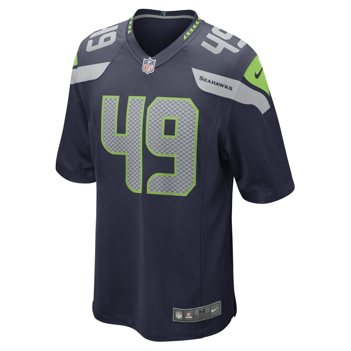 Joshua Onujiogu Seattle Seahawks Nike Game Jersey - College Navy football jersey product view 2