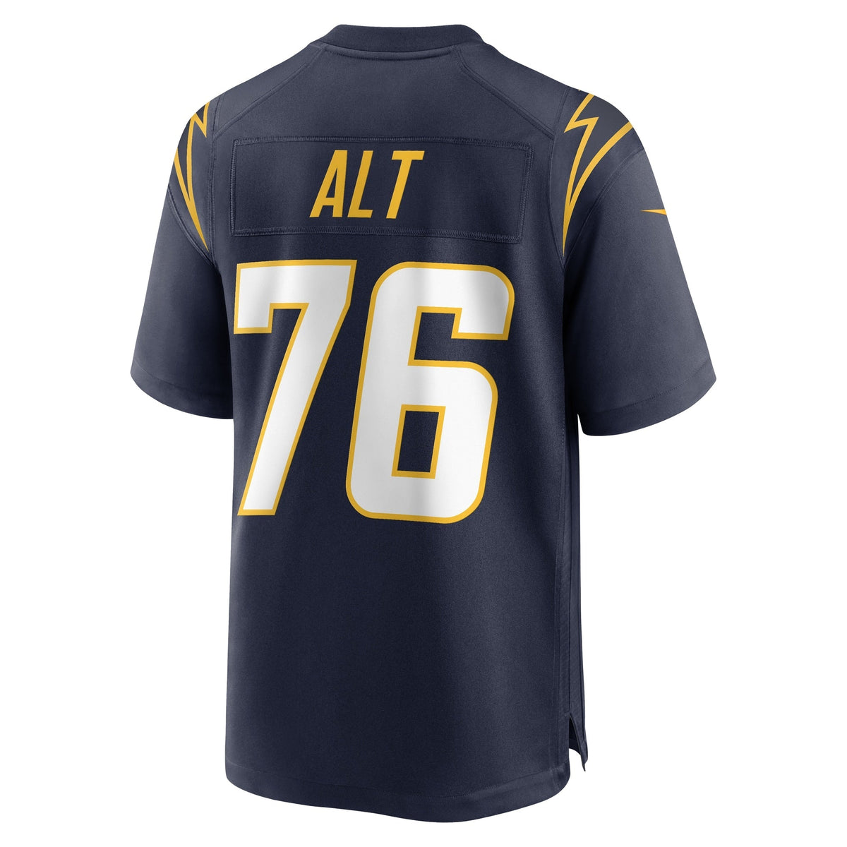 Joe Alt Los Angeles Chargers Nike Game Jersey - Navy football jersey product view 3