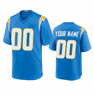Custom1 Los Angeles Chargers American Football Jerseys Stitched 2022 Jerseys football jersey product view 1