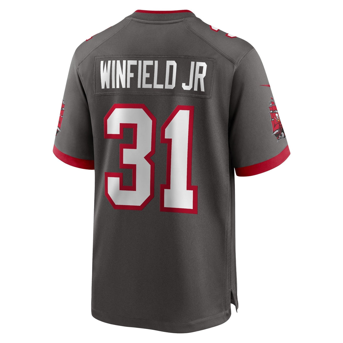 Antoine Winfield Jr. Tampa Bay Buccaneers Nike Game Jersey - Pewter football jersey product view 3