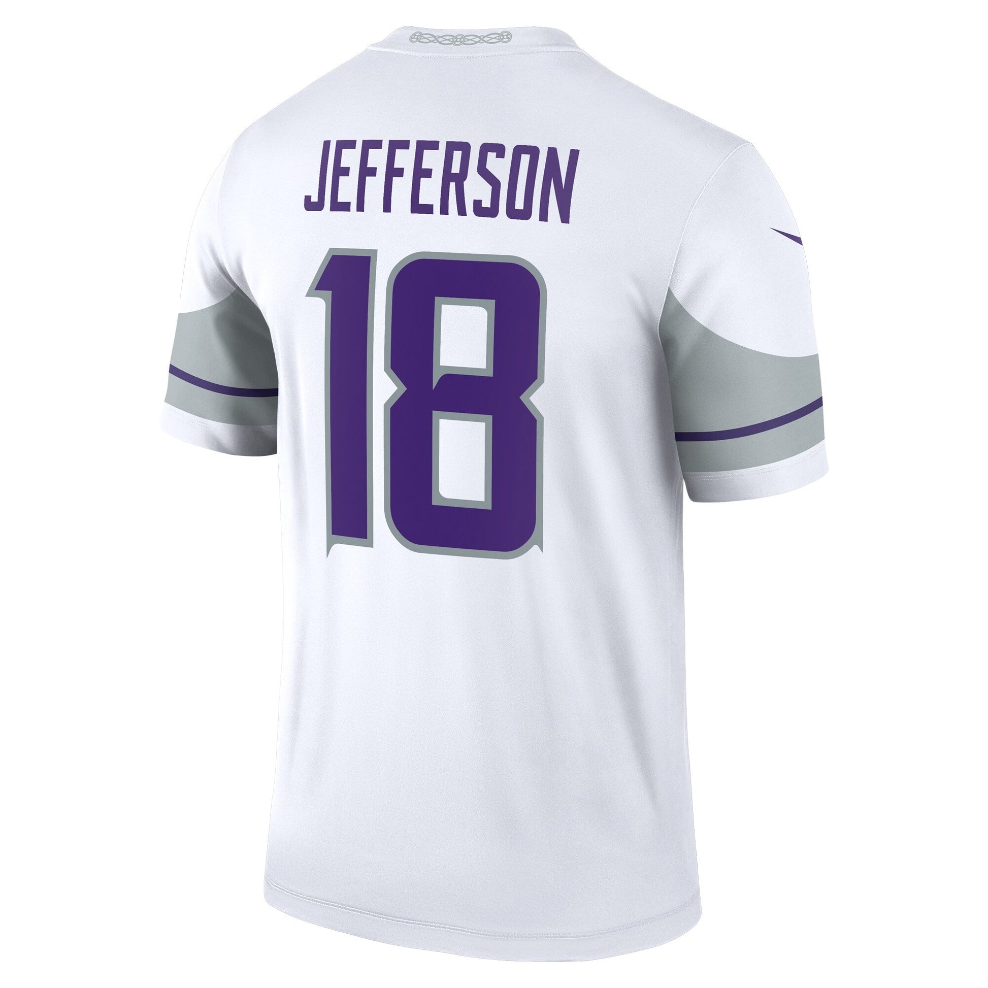Justin Jefferson Minnesota Vikings Nike Alternate Legend Jersey - White football jersey product view 3