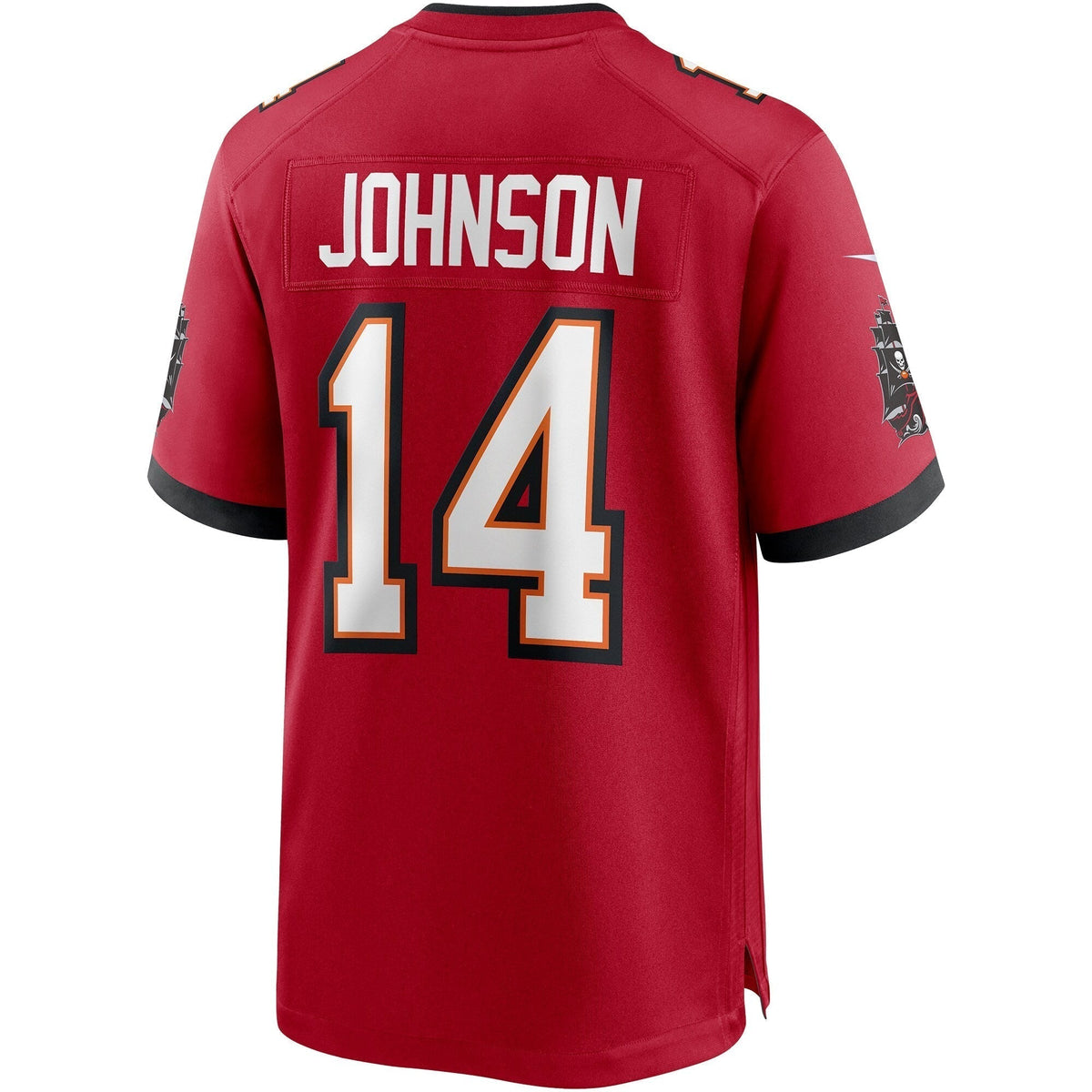 Brad Johnson Tampa Bay Buccaneers Nike Game Retired Jersey - Red football jersey product view 3