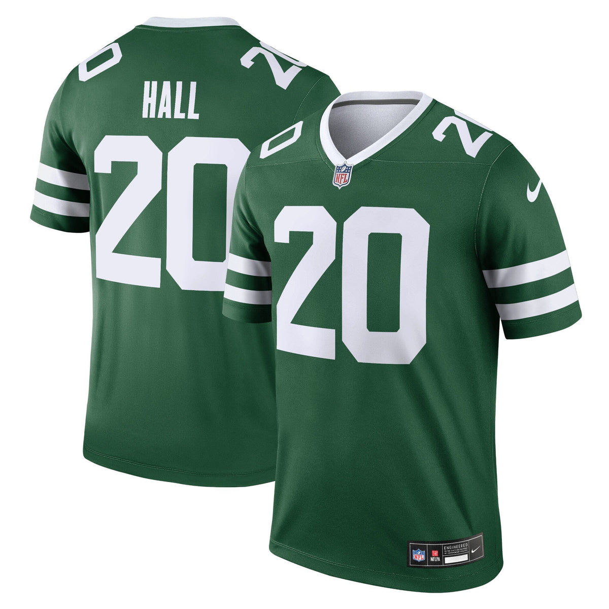 Breece Hall New York Jets Nike Legend Jersey - Legacy Green football jersey product view 1