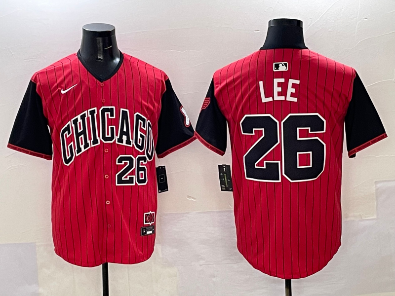 Men's Chicago White Sox Korey Lee #26 Red/Black 2025 City Connect Limited Player Jersey baseball jersey product view 1