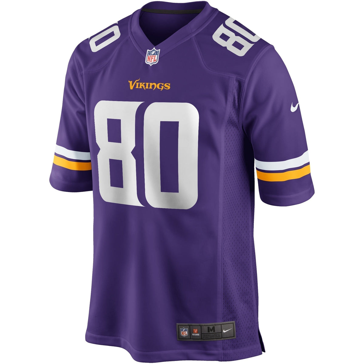 Cris Carter Minnesota Vikings Nike Game Retired Jersey - Purple football jersey product view 2
