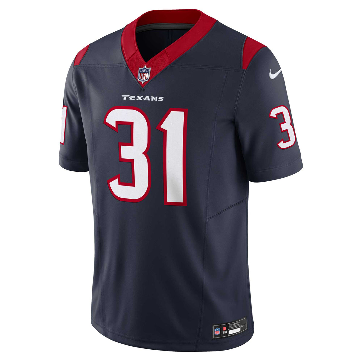 Dameon Pierce Houston Texans Nike Vapor F.U.S.E. Limited Jersey - Navy football jersey product view 2