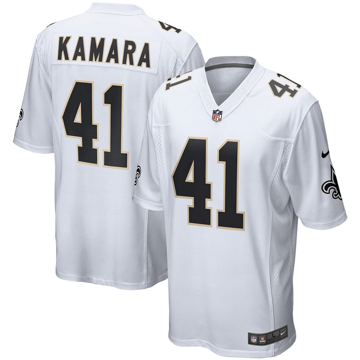 Alvin Kamara New Orleans Saints Jersey football jersey product view 1