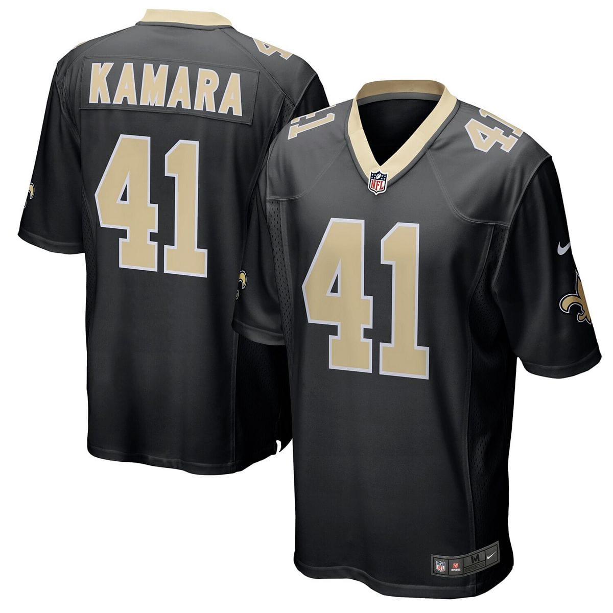 Alvin Kamara New Orleans Saints Jersey football jersey product view 1