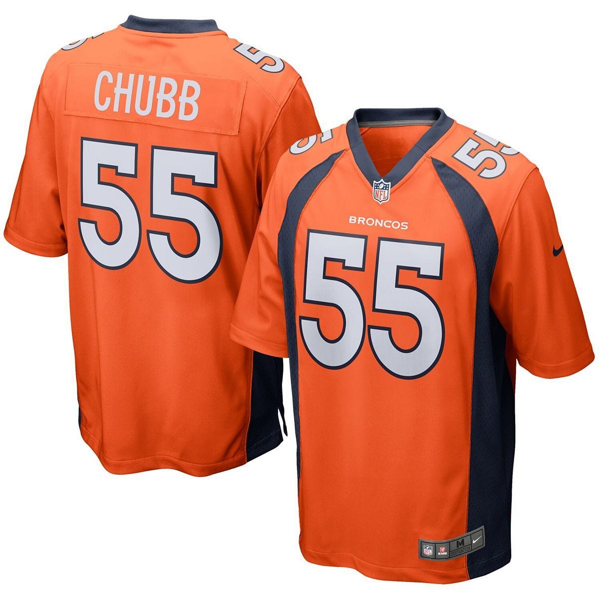 Bradley Chubb Denver Broncos Jersey football jersey product view 1