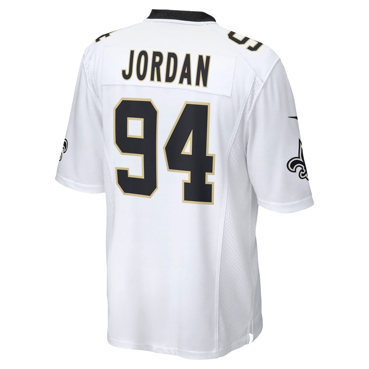 Cameron Jordan New Orleans Saints Nike Game Jersey - White football jersey product view 3