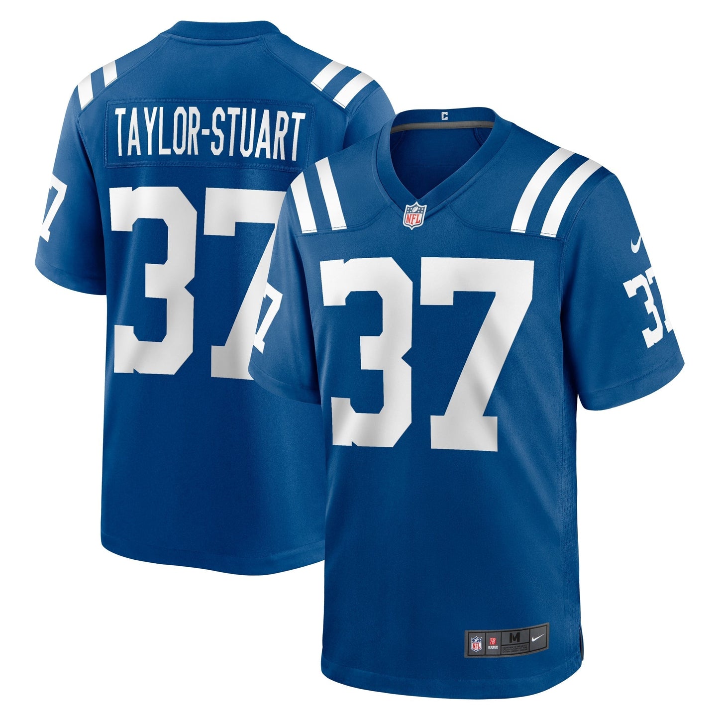 Isaac Taylor-Stuart Indianapolis Colts Nike Team Game Jersey - Royal football jersey product view 1