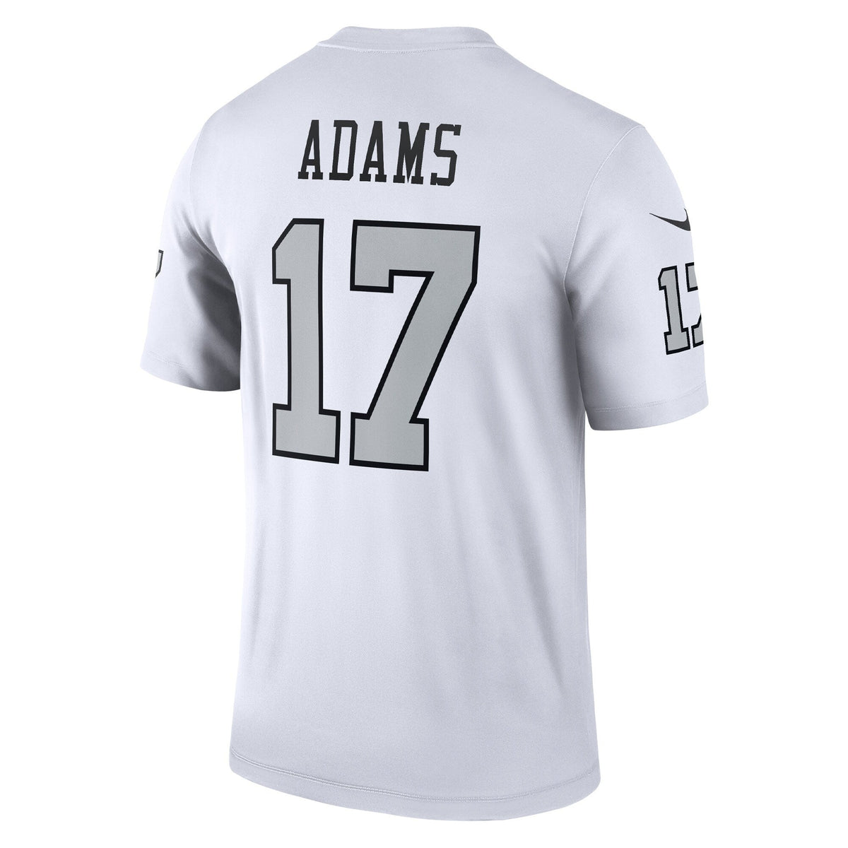 Davante Adams Las Vegas Raiders Nike Alternate Legend Jersey - White football jersey product view 3