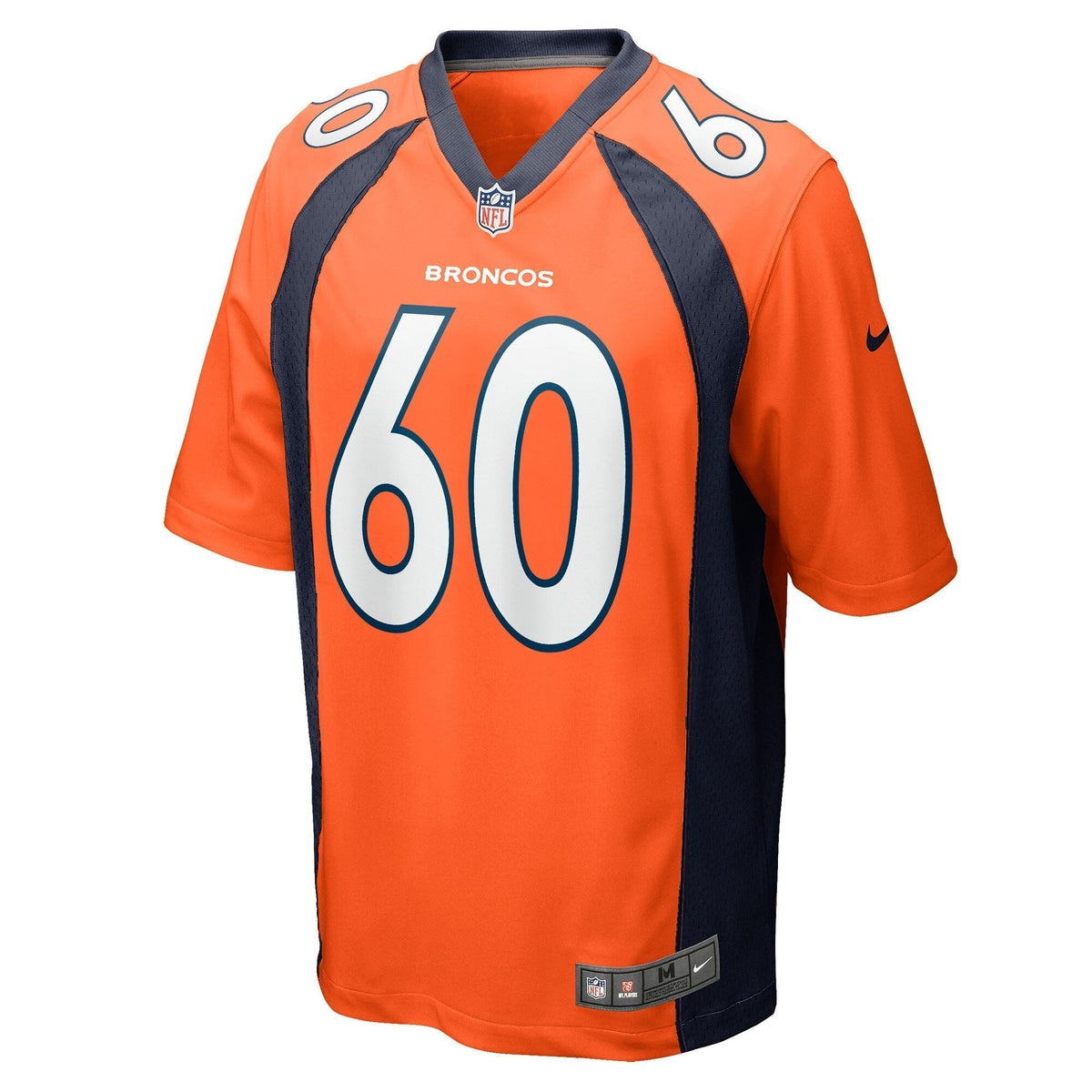Luke Wattenberg Denver Broncos Nike Game Jersey - Orange football jersey product view 2
