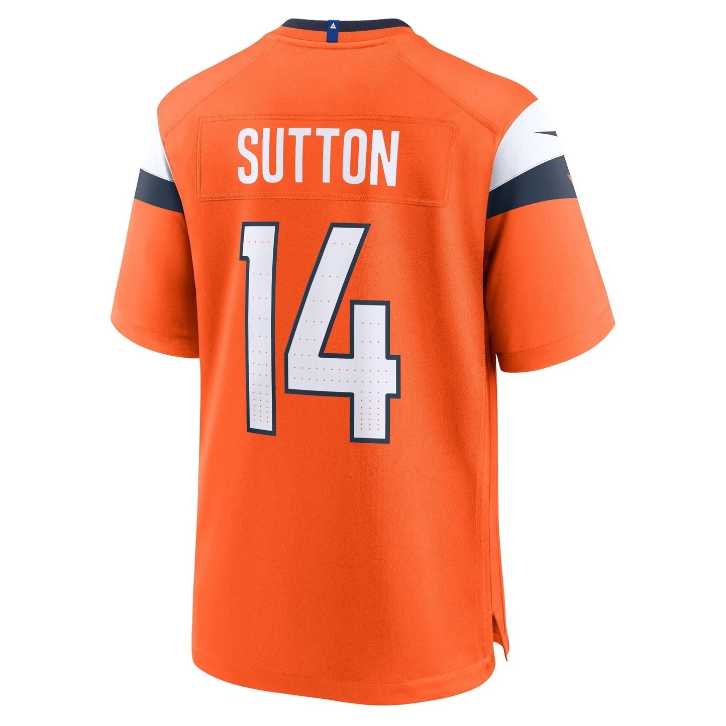 Courtland Sutton Denver Broncos Nike Mile High Collection Game Jersey - Orange football jersey product view 3
