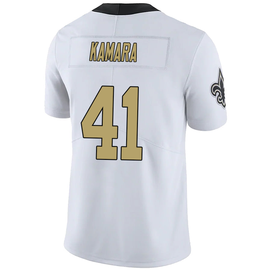 #41 Alvin Kamara Player NO.Saints White Vapor F.U.S.E. Limited Football Jerseys football jersey product view 1