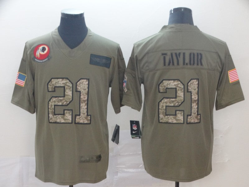 Men's Washington Commanders Sean Taylor #21 Brown Game Player Jersey1 football jersey product view 1