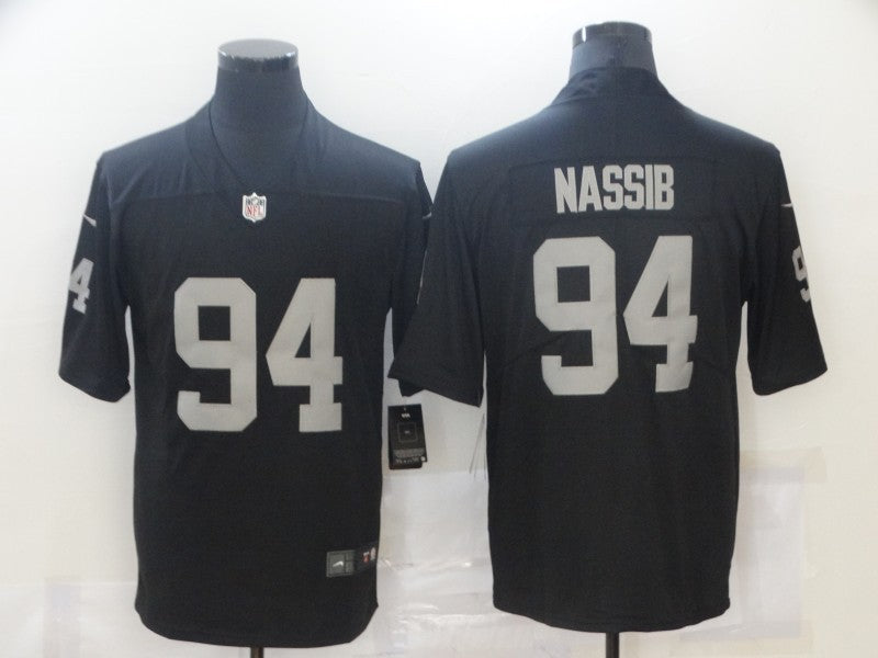 Men's Las Vegas Raiders Carl Nassib #94 Black Game Jersey1 football jersey product view 1