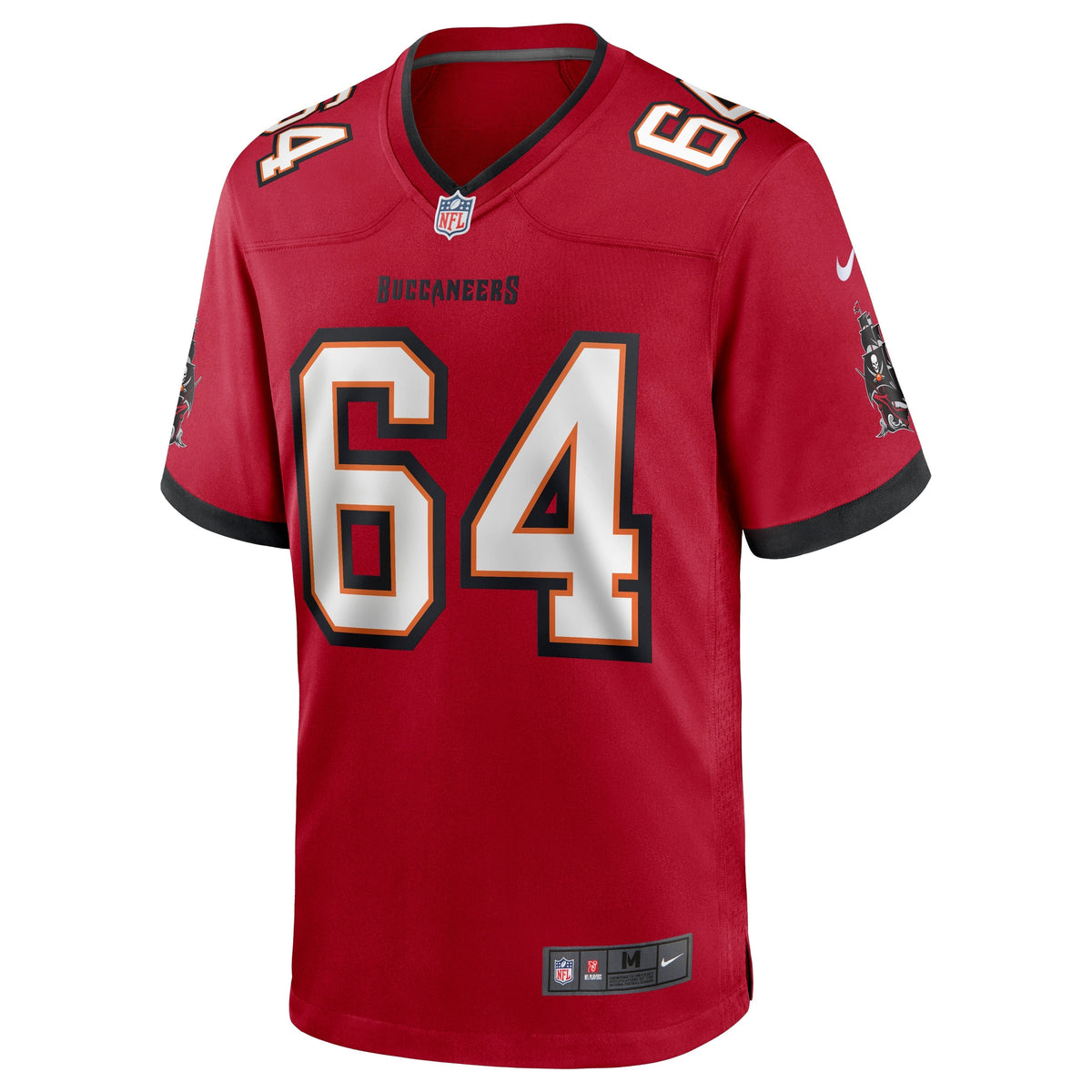 Aaron Stinnie Tampa Bay Buccaneers Nike Game Jersey - Red football jersey product view 2