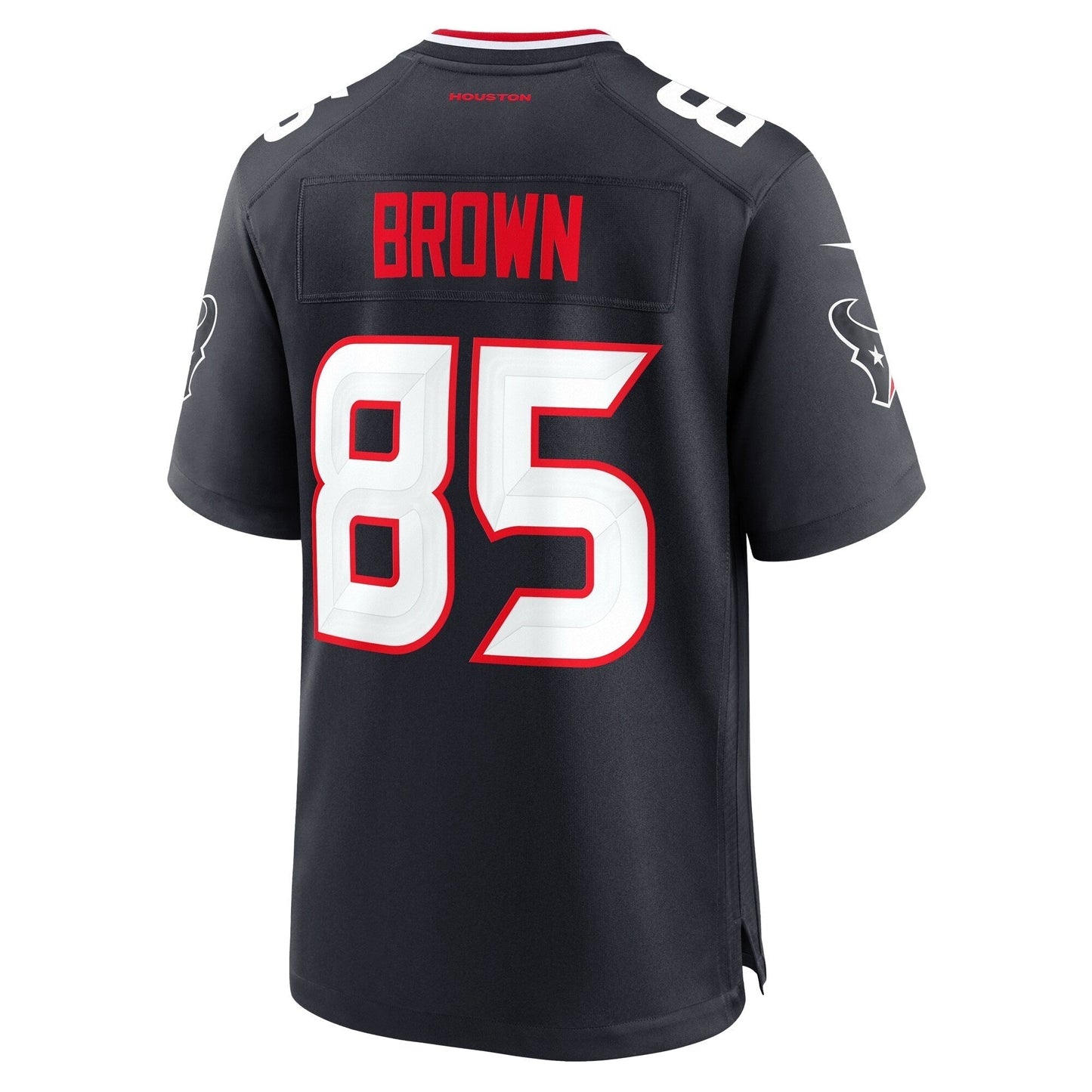 Noah Brown Houston Texans Nike Team Game Jersey - Navy football jersey product view 3