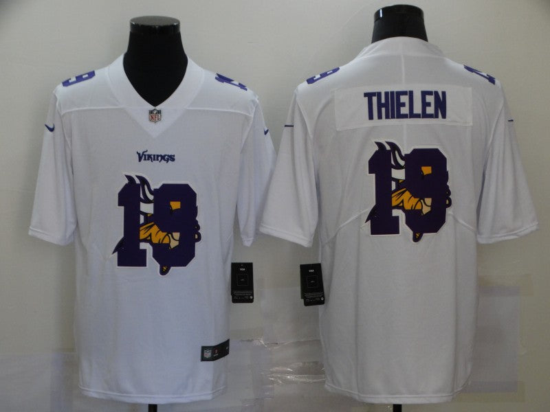 Men's Minnesota Vikings Adam Thielen #19 White Game Player Jersey1 football jersey product view 1